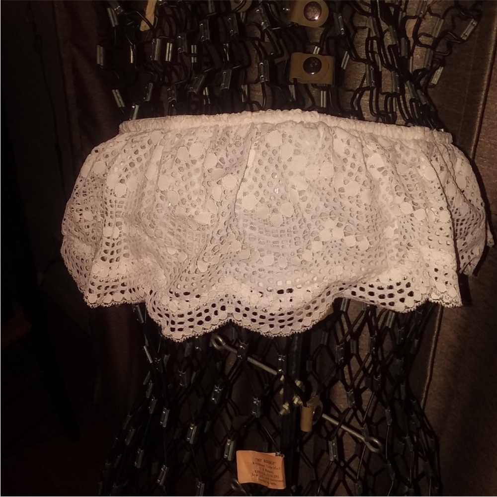 Victoria's Secret White Lace Bandeau
